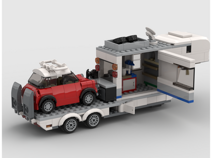 Wide (Car) Toy Hauler Camper Trailer