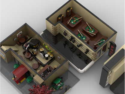 Modular Jazz Club + Display For Set 21334-1 Jazz Quartet