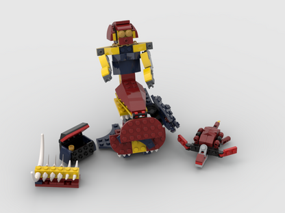 31102 Mermaid Sitting On A Rock Alternative Build