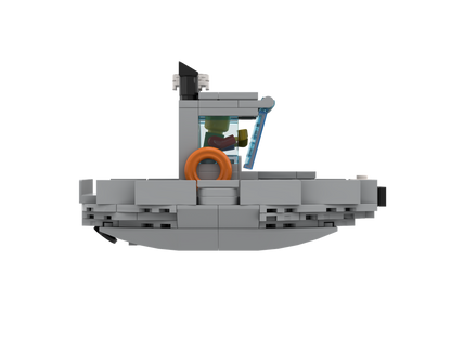 The Boomin' Beaver Barrier Boat MOC