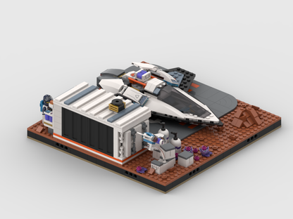 Display For Set 60430 - Interstellar Spaceship