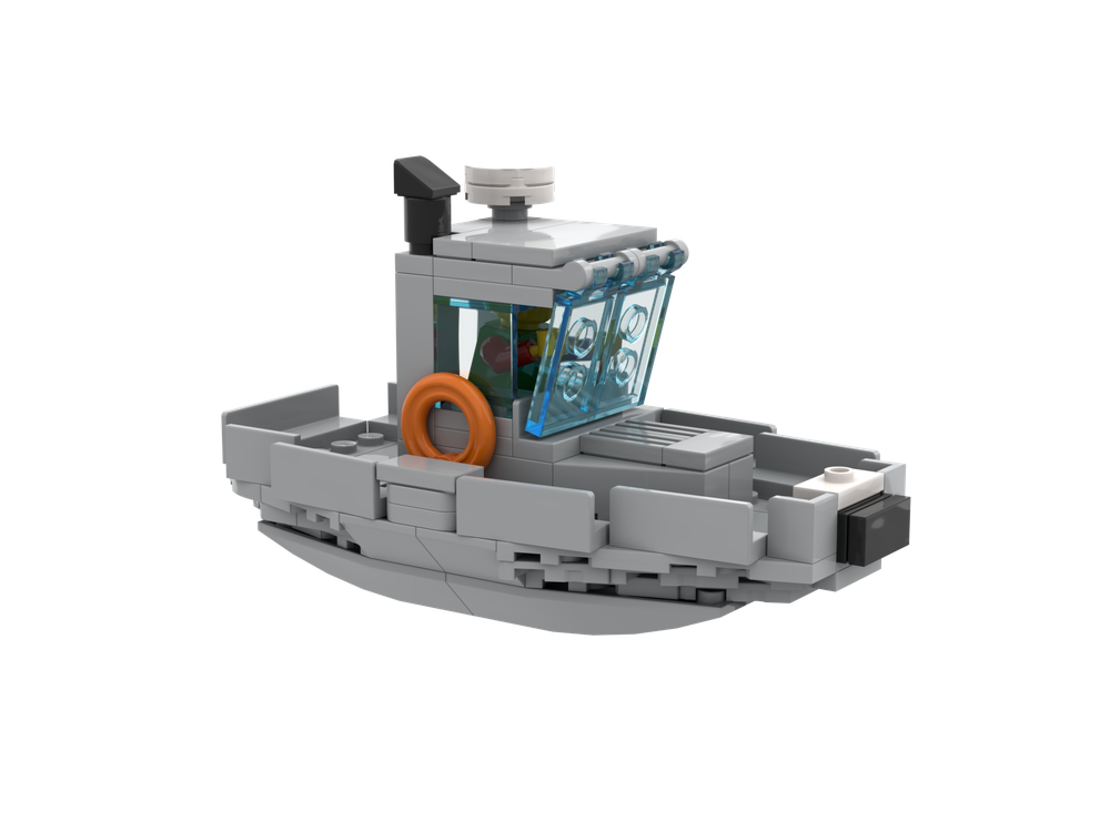 The Boomin' Beaver Barrier Boat MOC