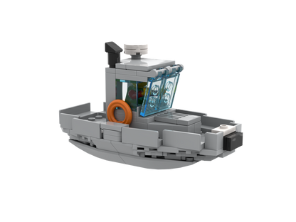 The Boomin' Beaver Barrier Boat MOC