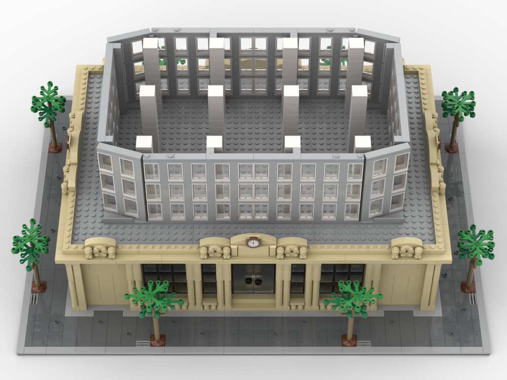 Avengers Tower Base 64X48 - Compatible With Set 76269 (Mark 6)