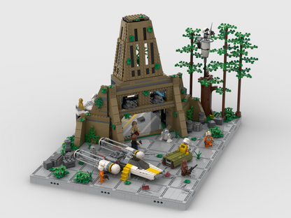 Yavin 4 Rebel Base - Display For Set 75365