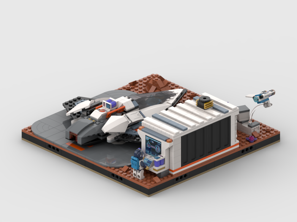 Display For Set 60430 - Interstellar Spaceship