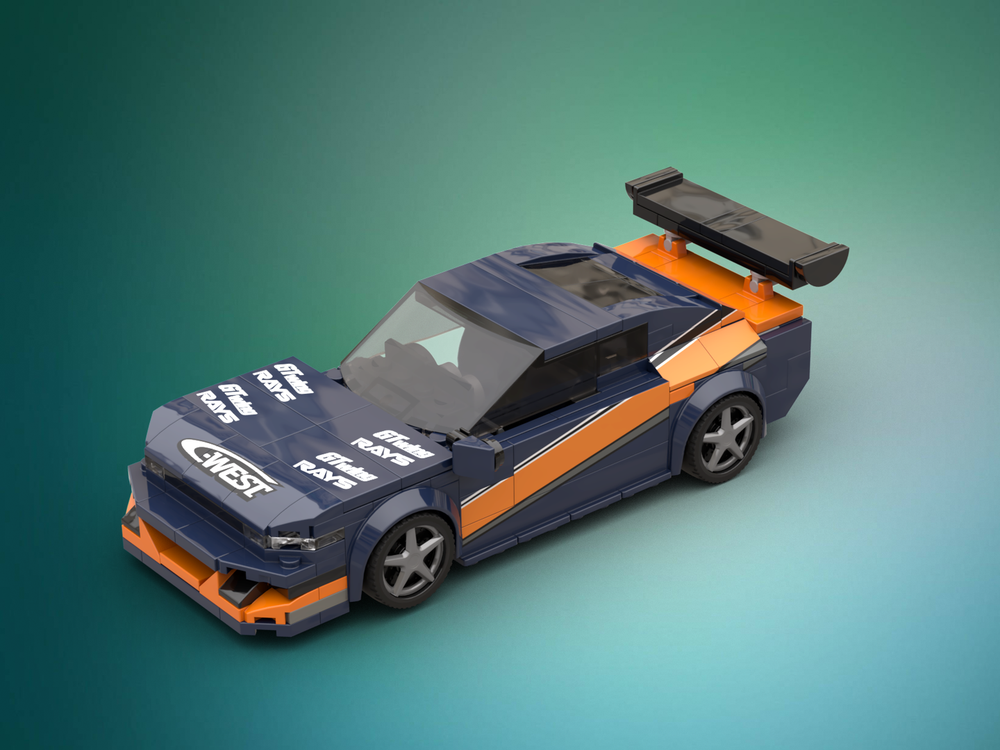 Nissan Silvia From Tokyo Drift (8-Stud MOC)