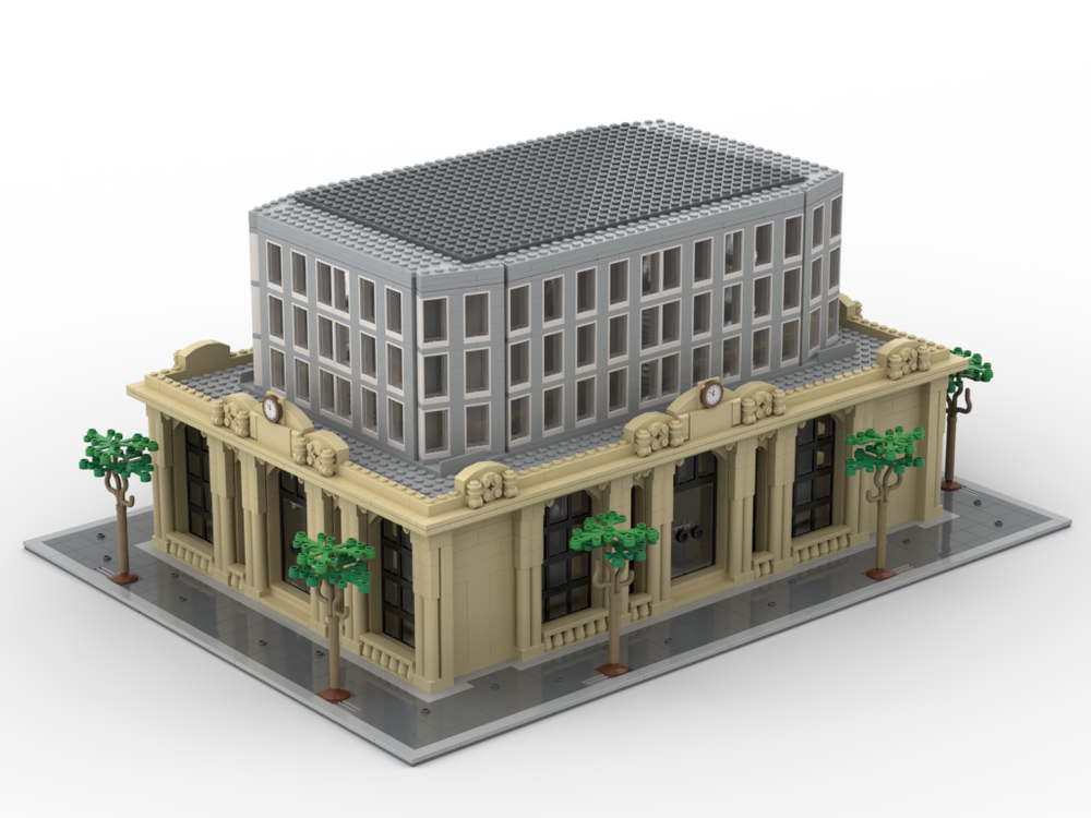 Avengers Tower Base 64X48 - Compatible With Set 76269 (Mark 6)