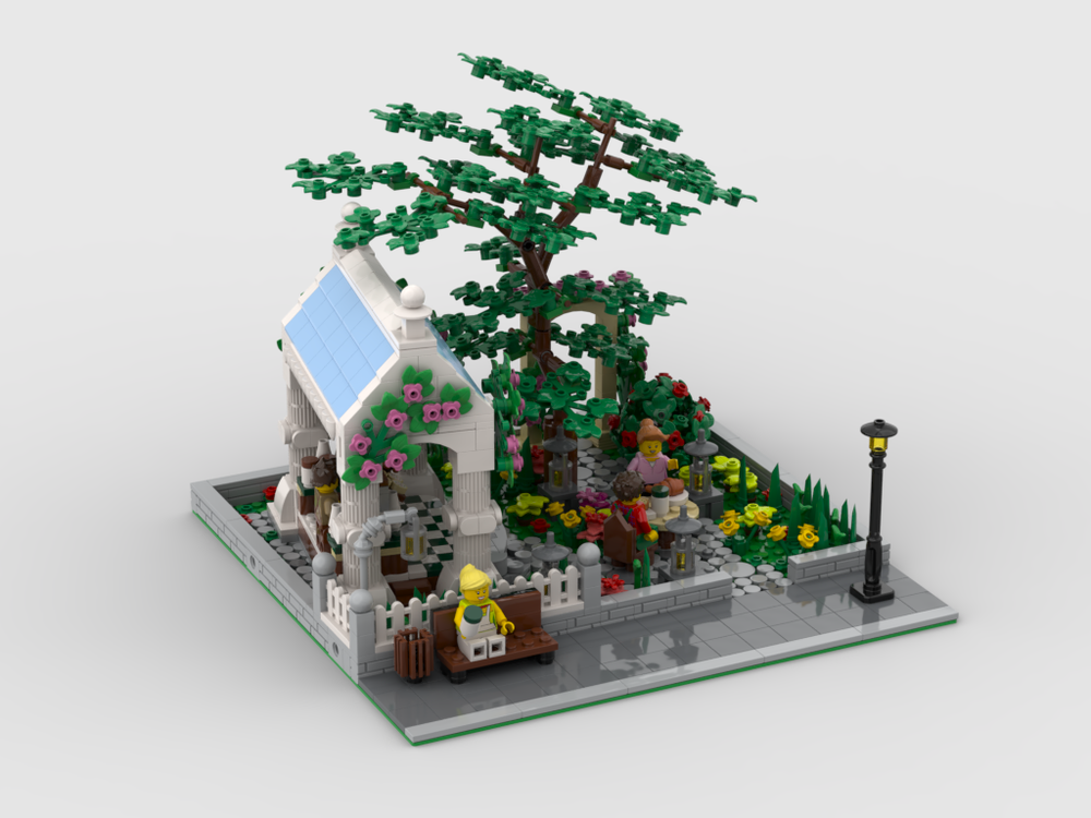 Modular Garden With Coffee Shop