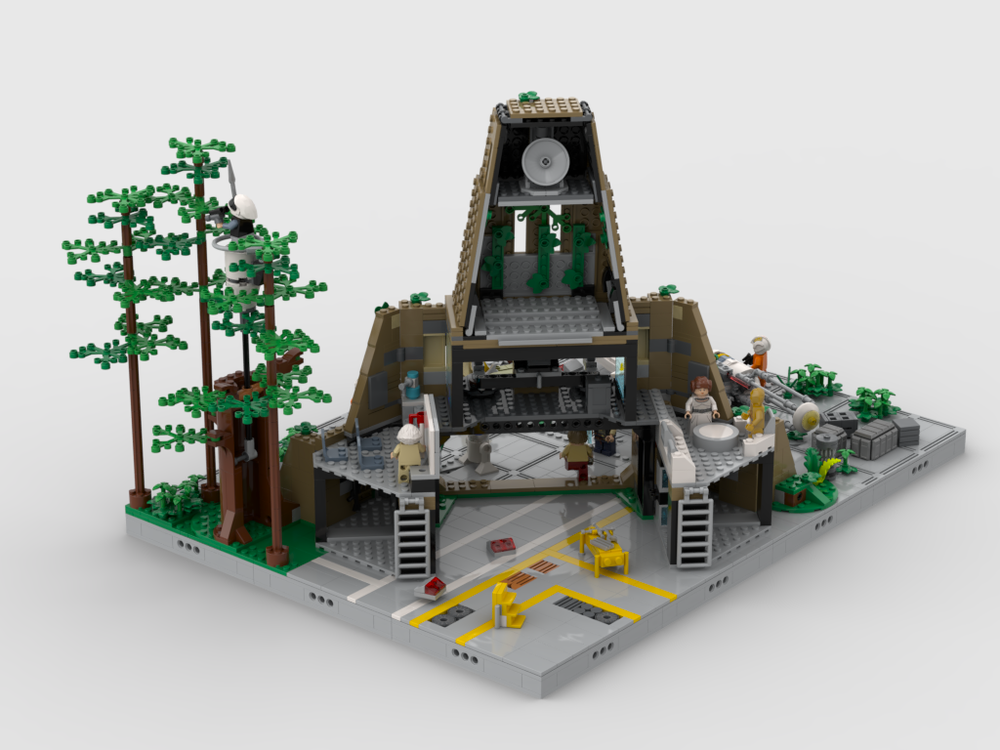 Yavin 4 Rebel Base - Display For Set 75365