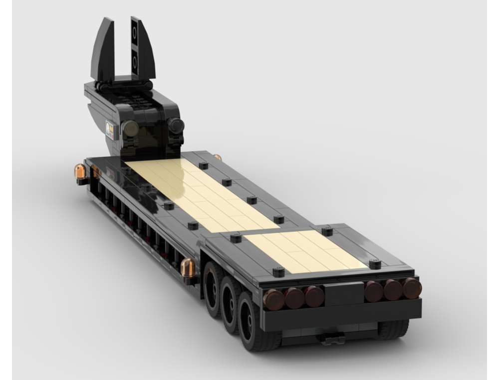 Lowboy/Low Loader Trailer MOC