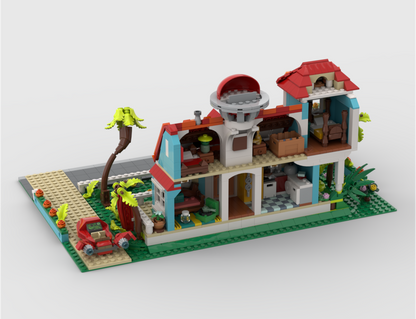 Display For Set 43268 - Lilo And Stitch Beach House
