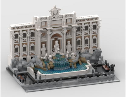 Modular Display For Set 21062 - Trevi Fountain