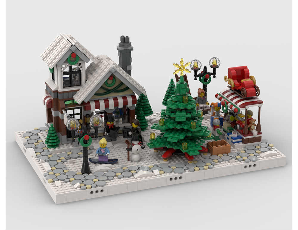 Winter Village - Display For Set 10249 - Winter Toy Shop