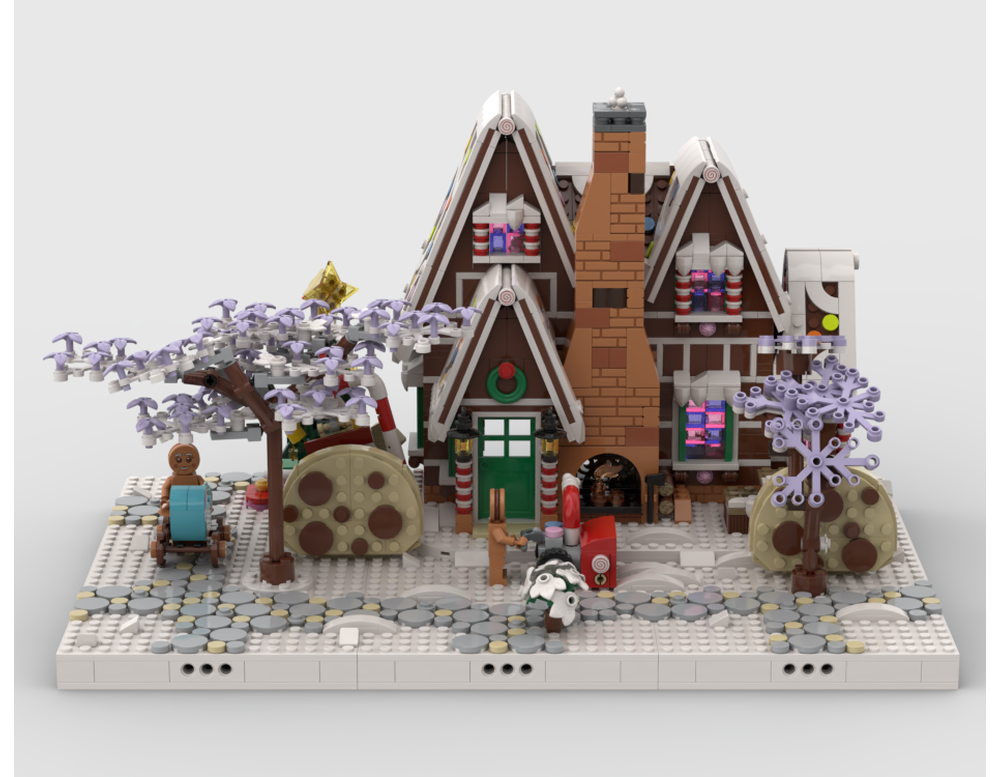 Winter Village - Display For Set 10267 - Gingerbread House