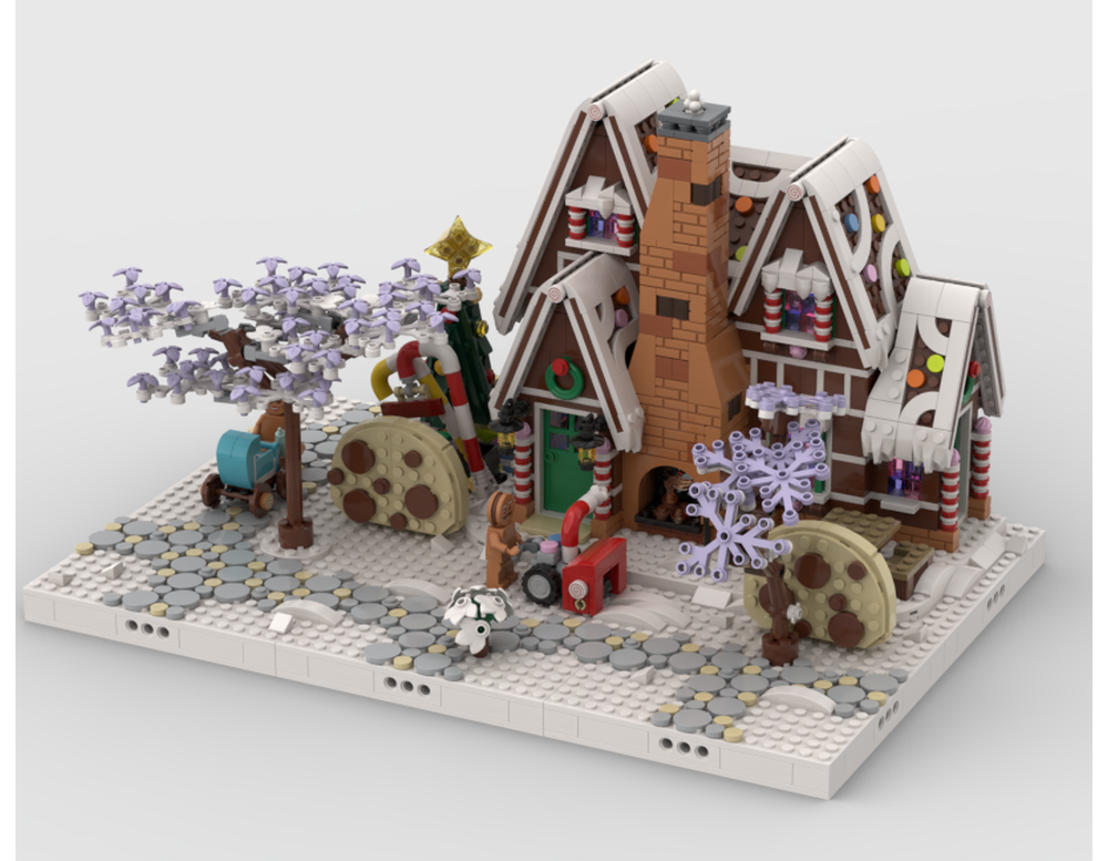Winter Village - Display For Set 10267 - Gingerbread House