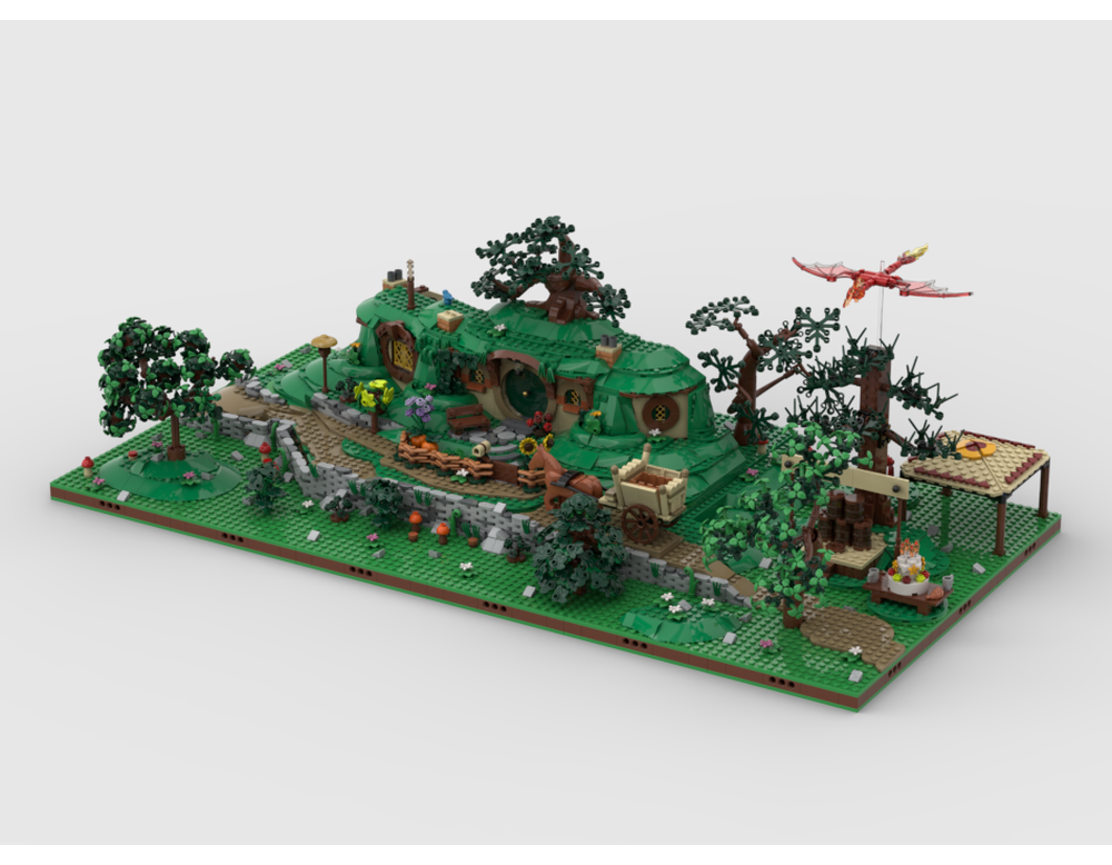 The Shire - Display For Set 10354