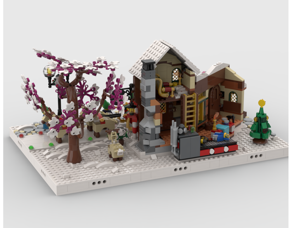 Winter Village - Display For Set 10245 - Santa's Workshop