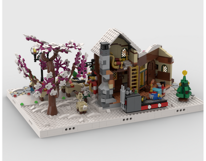 Winter Village - Display For Set 10245 - Santa's Workshop