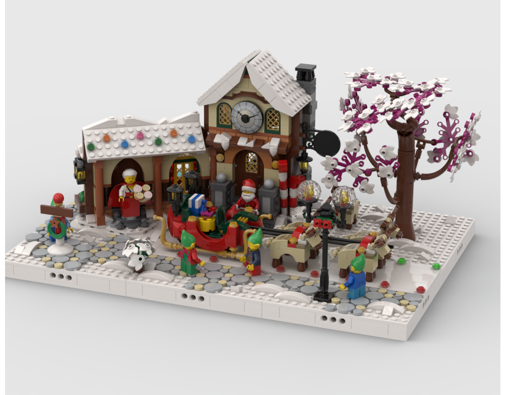 Winter Village - Display For Set 10245 - Santa's Workshop