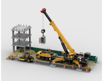 Modular Construction Site - Display For Sets: 60409 + 60401 + 952403