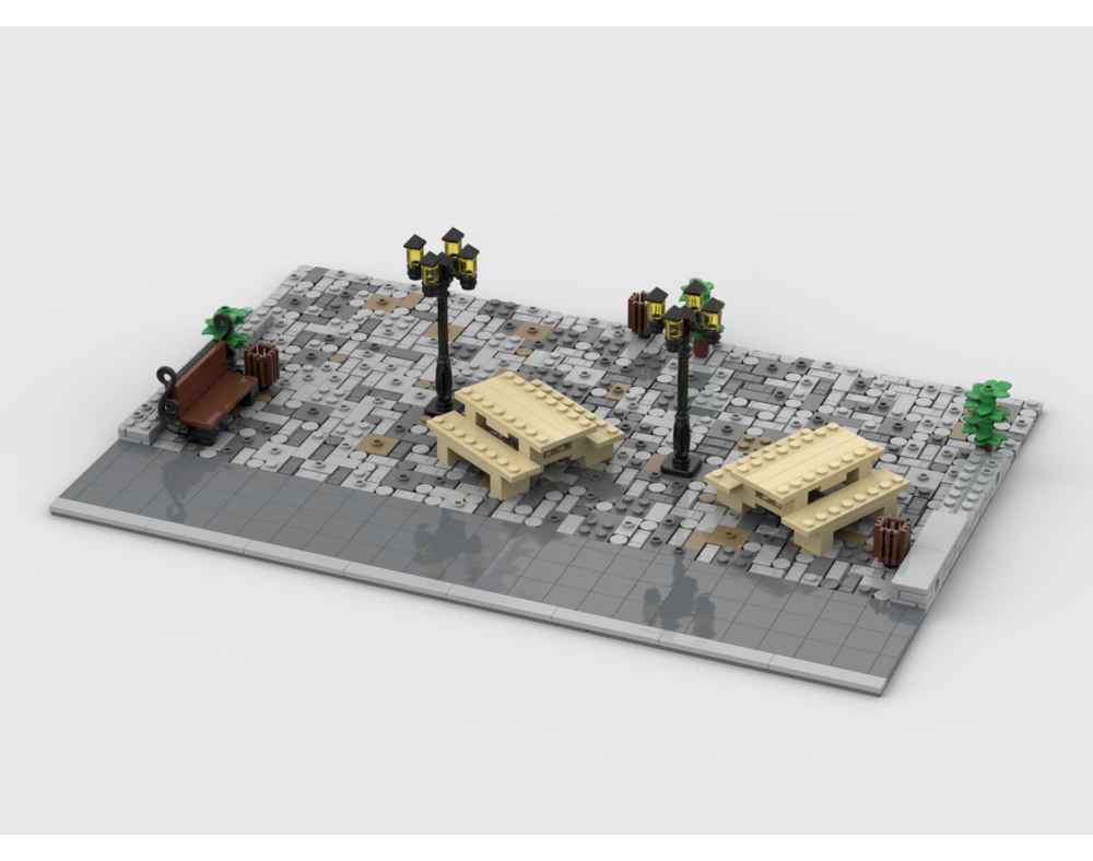 Modular Food Truck Area - Display For Sets 60404 + 40681