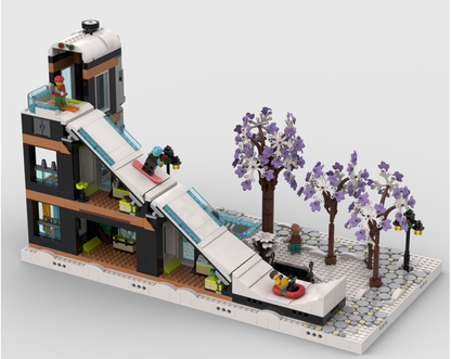 Winter Village - Display For Set 60366 - Ski And Climbing Center