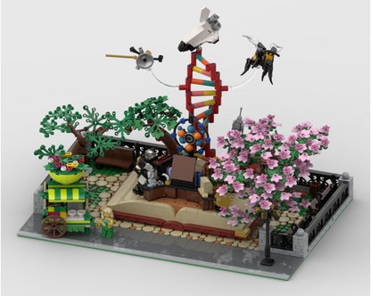 Modular STEM Park - Display For Set 21355 The Evolution Of STEM