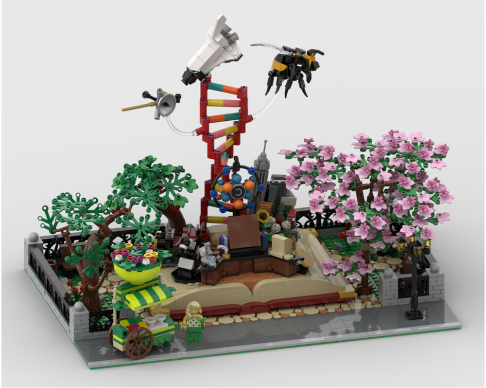 Modular STEM Park - Display For Set 21355 The Evolution Of STEM