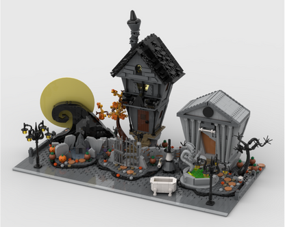 Modular Display For Set 21351 - Tim Burton's The Nightmare Before Christmas