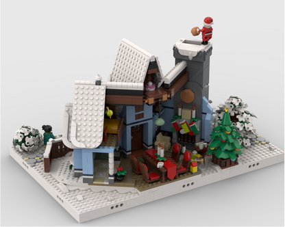 Winter Village - Display For Set 10293 Santa's Visit