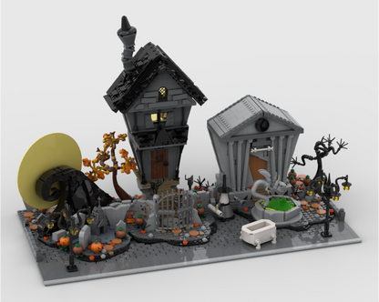 Modular Display For Set 21351 - Tim Burton's The Nightmare Before Christmas