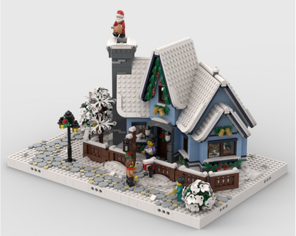 Winter Village - Display For Set 10293 Santa's Visit