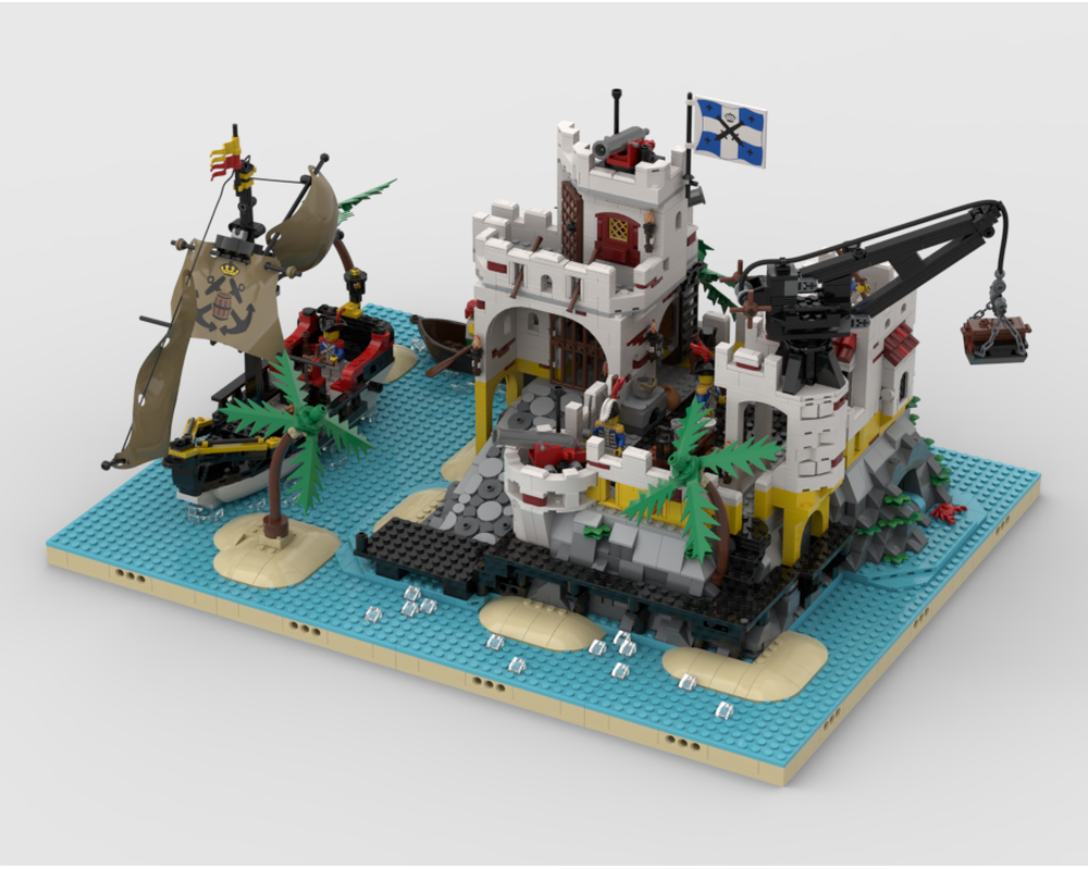 Pirates Diorama - Display For Set 10320 - Eldorado Fortress