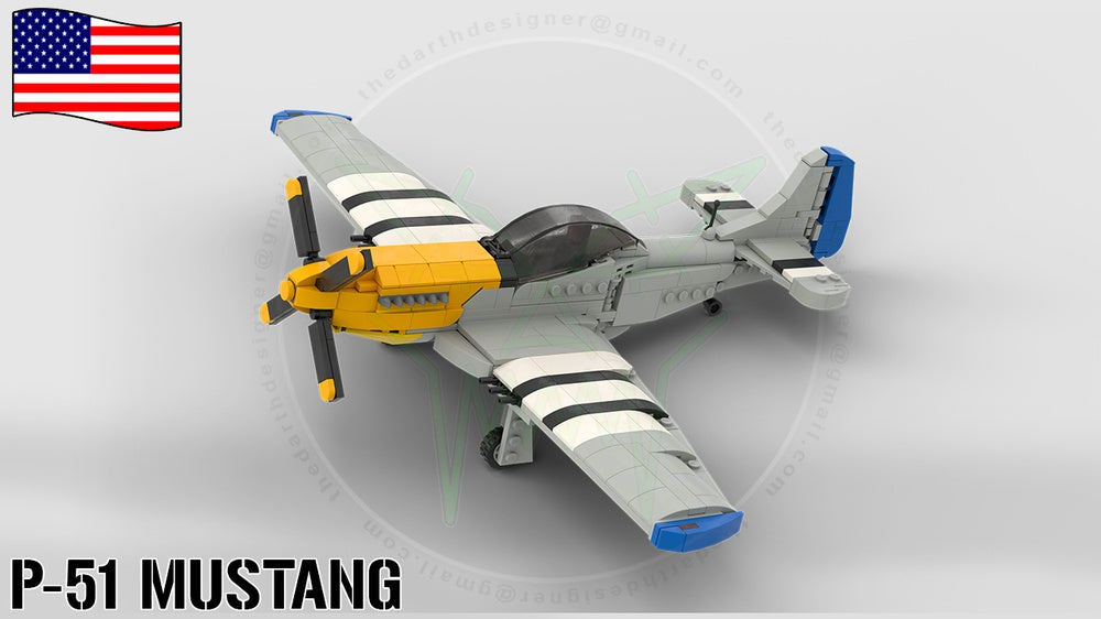 WW2 North American P-51 Mustang - 1:35 Scale