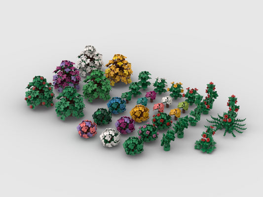 MOC-122958-1: Bushes Of All Kinds (33 Designs)