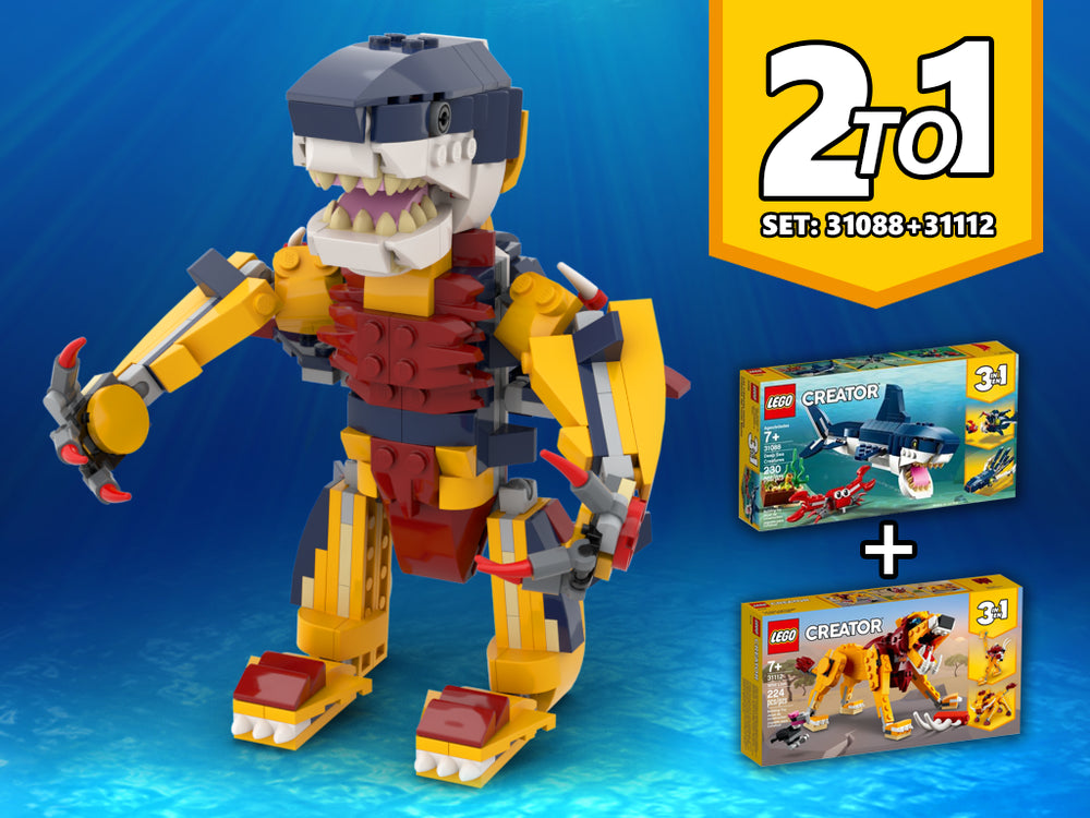 31112 + 31088 Shark King Alternative Build