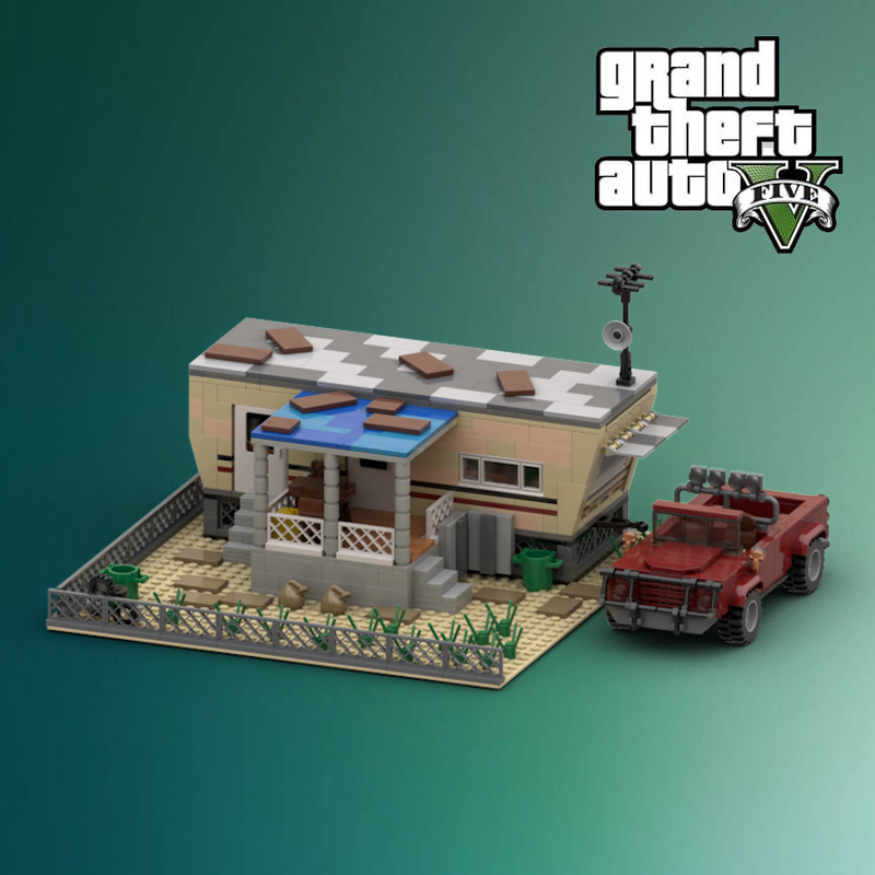 GTA V - Trevor’s Trailer - Custom LEGO Model