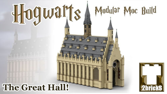 MOC-65559-1: Great Hall - Magic School Modular MOCs Part 2