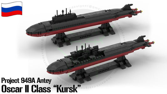 Oscar II Class Submarine "Kursk" - 1:300 Scale