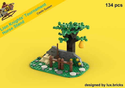 MOC-132511-1: Lion Knights' Tournament: Horse Stand