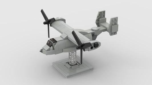 MOC-88796-1: Bell V-22 Osprey | 1:100 - FREE TUTORIAL