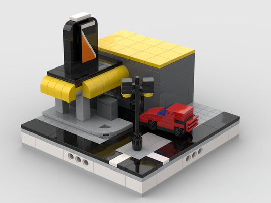 MOC-32334-1: Gas Station For Modular City