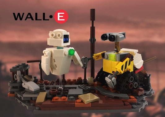 Mini Wall E And Eve Diorama!