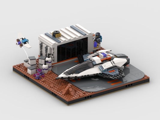 Display For Set 60430 - Interstellar Spaceship