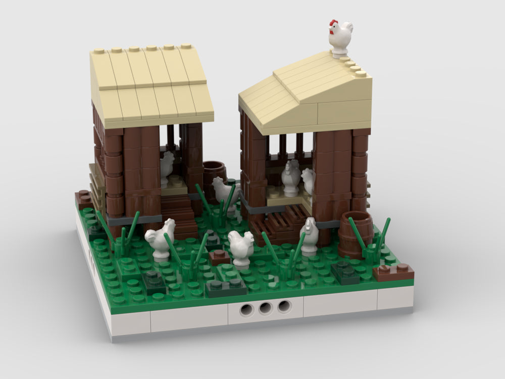 Chicken Coop For A Modular Village