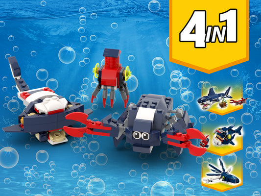 MOC-45113-1: 31088 Sea Creatures Alternative Build