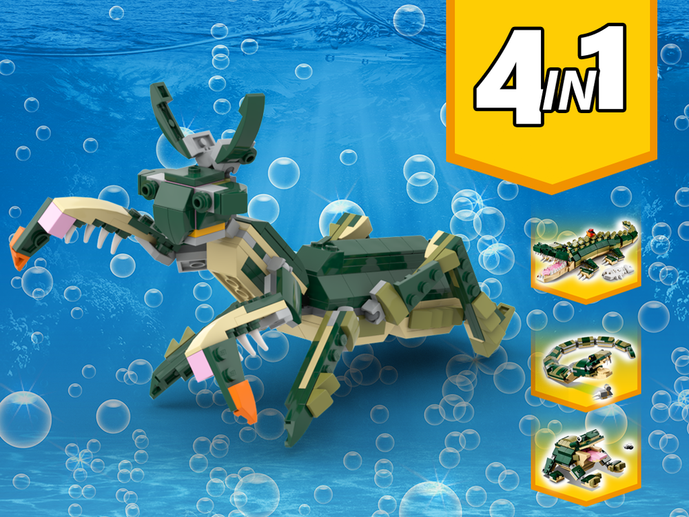 31121 Mantis Alternative Build – MOCBoxing®