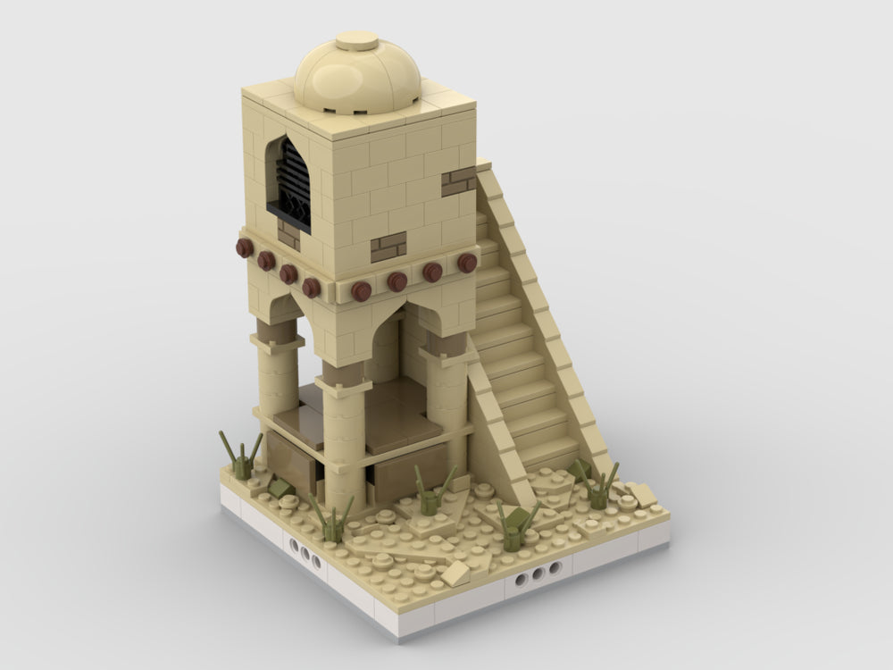 Desert Tower For A Modular Desert Village