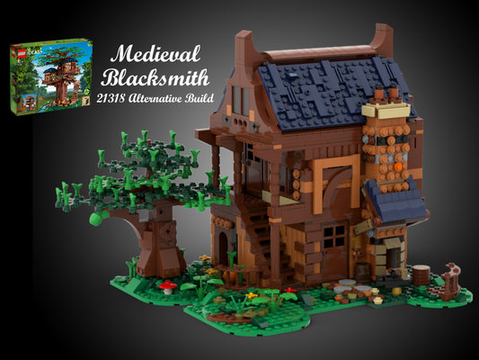 MOC-70257-1: 21318 Medieval Blacksmith Alternative Build